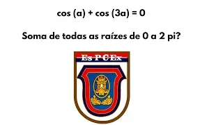 A soma de todas as raízes em [0,2pi] da equação cos (a)+ cos(3a) = 0 é igual a: