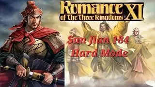 ROTK 11 The GOAT!! Sun Jians Hardest Start 184 Advanced Mode