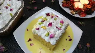 RASMALAI TRES LECHES CAKE | EGGLESS DIWALI RASMALAI CAKE | DIWALI SPECIAL RECIPE |