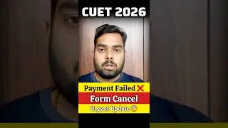 cuet 2026 payment done but not showing | CUET, NTA Payment Failed Issue RESOLVED  ✅🔥Official Update