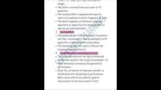 MAS - Marker Assisted Selection - Definition, Procedure,  Advantages, Achievments & MAS in animals.