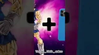 Dragon ball Characters In Iphone mode #shorts #dbz #iphone