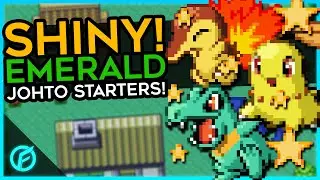 SHINY! Cyndaquil, Totodile & Chikorita in Pokemon Emerald!
