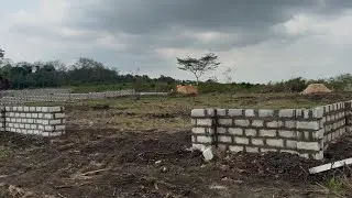 Building in Ghana: New project in potsin/ what happen in two days at the site 😳‼️