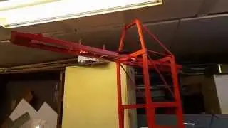 HO scale container crane  led lighting