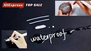 White Marker Pen Set ✒️ Waterproof Permanent Paint Pens &ndash; AliExpress DIY Art Supplies