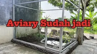 Alhamdulillah...Aviary Mini Di Depan Rumah Sudah Jadi