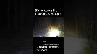 #shorts SiOnyx Aurora Pro night vision & Surefire X400 Green Laser Ruger 10/22 night vision silencer