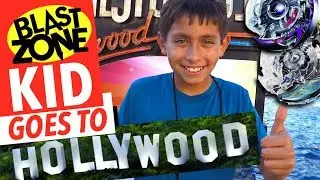 Blast Zone Kid Goes To Hollywood!  Epic Beyblade Burst Toy Hunt!  Takara Tomy & Hasbro Beyblades