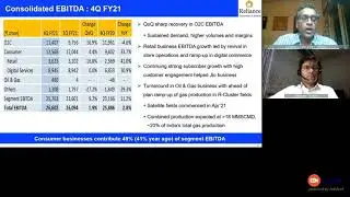 Reliance Industries RIL Earnings Call for Q4FY21