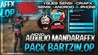 Novo🎯 AUXILIO DE MIRA FREEFIRE 📲PACK BARTZIN.OP - PACK DE SENSI ANDROID E IPHONE - SENSI FREEFIRE