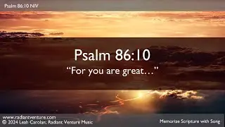 For You Are Great (Psalm 86:10 NIV) - Memorize Scripture with Song [CHORDS BELOW]