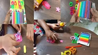 Learn Colour With Rainbow Dough Clay Molds and Shapes