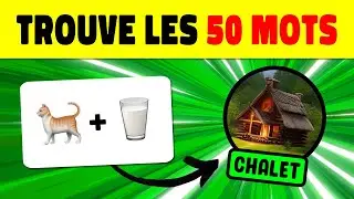 TROUVE les 50 MOTS grâce aux EMOJIS ! 🤔 Emoji Challenge 🏆✅