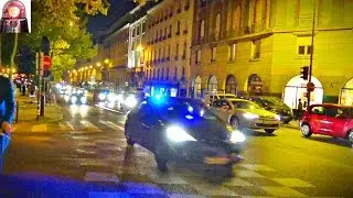Voiture de police + BRI banalis&eacute;e // Unmarked Police Car and SWAT Van