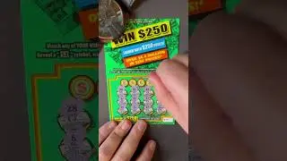 WIN 250$ Ny scratch-off lottery ticket #scratchoff #lotteryticket #scratchoffticket #usa #lottery
