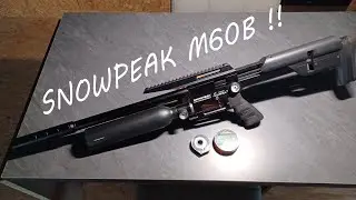 Snowpeak M60B en séance de tir à 50 et 70 mètres