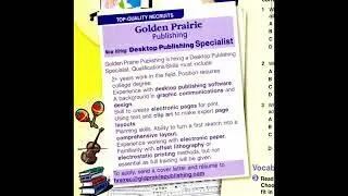Book 1 | Unit 13 - Desktop Publishing I Career Paths I