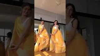 Saree ke fall sa!💛#youtubeshorts #dance #trending #shorts #viral #shortvideo #viralvideo #love #fyp