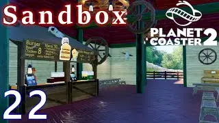Zeit für Burger! Mmh 😋 #22 | Planet Coaster 2 Sandbox | Deutsch