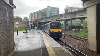ScotRail Argyle Line Train Arrives at Glasgow Exhibition Centre
