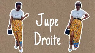 ✂️Comment coudre une jupe droite // Tissu nabawane ✂️