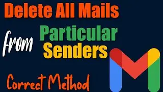how to delete gmail messages all at once on laptop