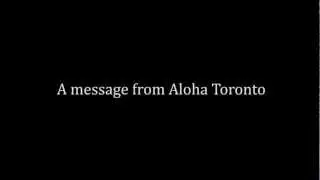 Aloha Toronto Autism Awareness Campaign: A bustling day in downtown Toronto