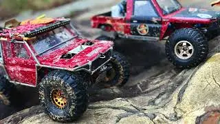 C2/ 3 RFC 1/10 RC Hardcore rock crawler Rig+++Super fast, strong gearbox winch