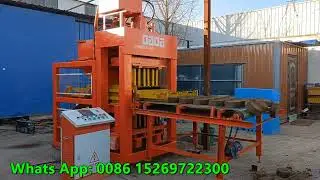 SYN7-5 automatic soil earth mud clay interlocking brick machine with 100 tons hydraulic pressure