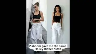 Recreating Hailey Bieber's Outfits with AI! | Visboom Fashion Tech