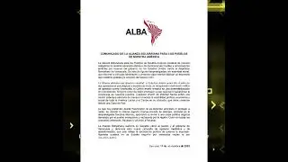 ALBA-TCP rechaza las recientes operaciones militares de EEUU en el mar Caribe. #ALBATCP #comunicado
