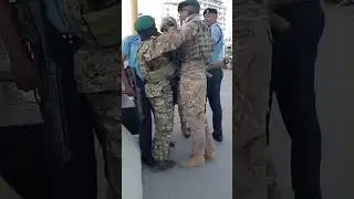 Drama between police and Kdf