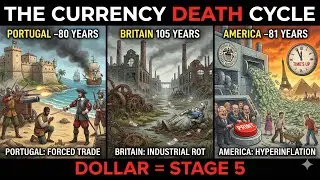 The 7-Stage Death Cycle: How Reserve Currency Collapses (Dollar = Stage 5) | Money History