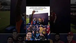 The Selfie moment - Suryakumar Yadav with all the captains during the photoshoot😅🎯