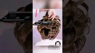 УТЮЖКОМ ОБЪЕМНАЯ УКЛАДКА ВОЛОС.☑️💯 #прически #hair #hairtutorial #hairstyle #hairfashion
