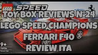 Toy Box Reviews N°24 Lego Speed Champions Ferrari F40 Review ITA