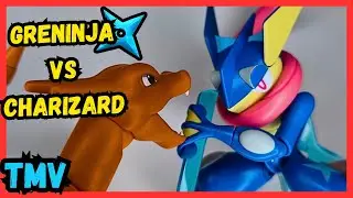 CHARIZARD VS GRENINJA HANDMOTION / STOPMOTION ( TOY MUSIC VIDEO)