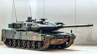 Leopard 2A7 RC Tank 1/16 Scale RC Military Tank  &ndash; Realistic Smoke, Sound & in Action