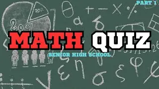 Senior High School Math Quiz: 50 Questions & Answers (Part 1)
