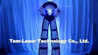 RGB Flashing LED Costume /LED Stilts Walker /Light suits/ LED Robot suits/ Kryoman robot/