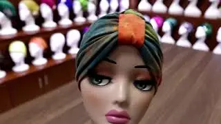 Бандана с узлом тюрбаном из 100% хлопка, бандана, шарф, шапочка при химиотерапии, для сна