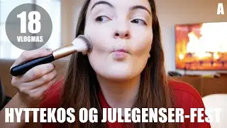 Hyttekos og forberedelser til julegenser-fest! | Vlogma 2019 | 18. Desember
