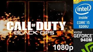 COD - Black Ops 3 on HP Pavilion 15-ab032TX, Low Setting 1080p, Core i5 5200u + Nvidia Geforce 940