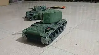 Tank  KV2 rc -  1/16 - giật n&ograve;ng. Xoay 380 độ Le Tam RC