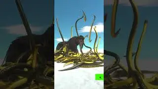 snakes vs animals fight #animation #animalcombat #cartoonanimal #gaming #animalbattle #cartoon