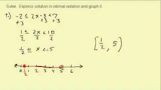 Solving Double Inequalities
