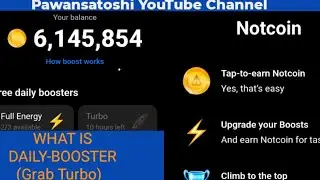 NOTCOIN - DAILY BOOSTER EXPLAINED BY Pawansatoshi #notcoin #freeairdrops #freeairdrop
