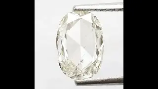 1.15 CT Natural Oval Rose Cut Diamond: IJ SI Clarity Loose Gemstone