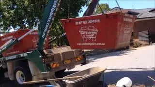 Matt's Skip Bins 2 cubic metre in action